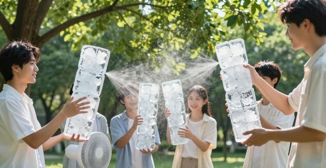 大冰块降温方法_北京怀柔区夏季防暑降温大冰块_大冰块户外活动使用时长